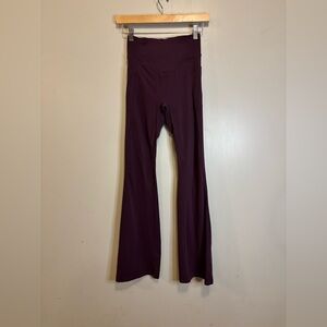 HALARA Ultrasculpt Booty Lifting Plum Flared Leggings